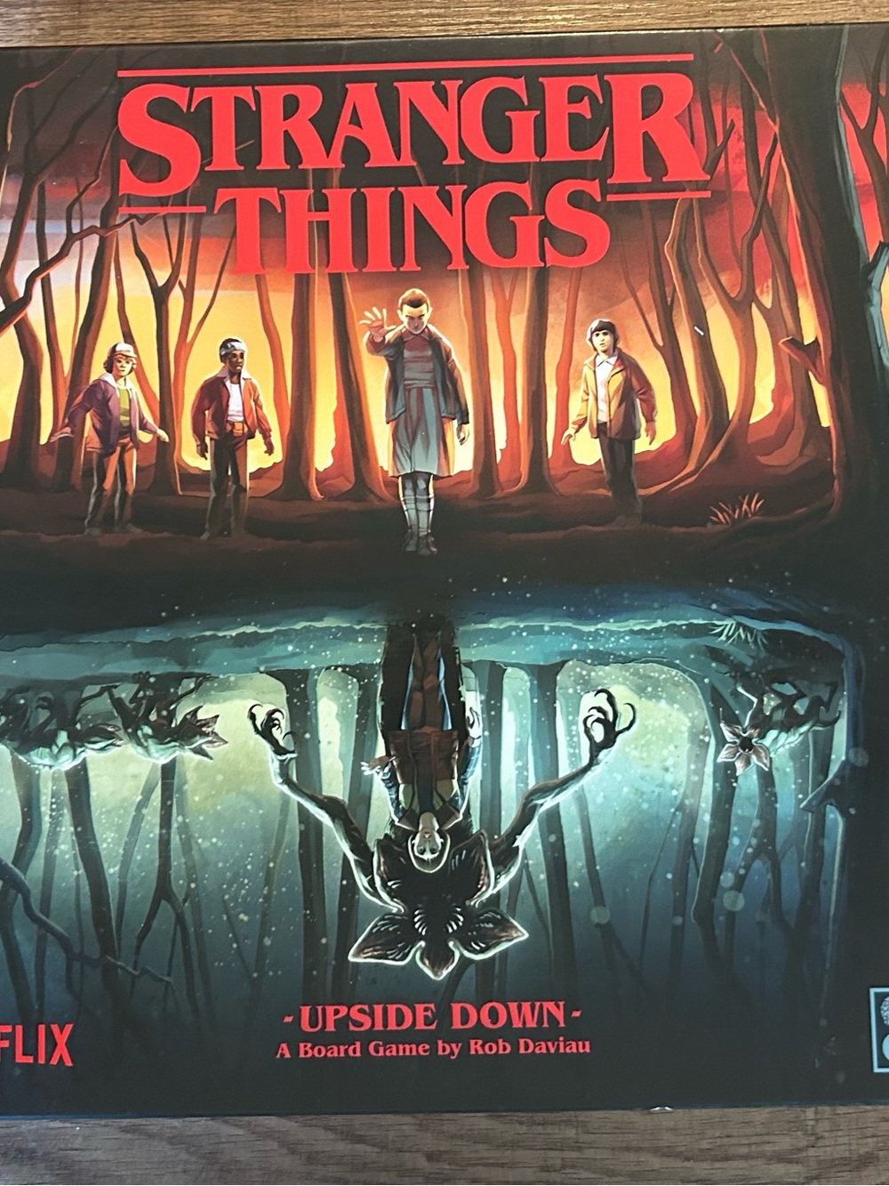 Stranger Things Upside Down Board Game — Red & Black